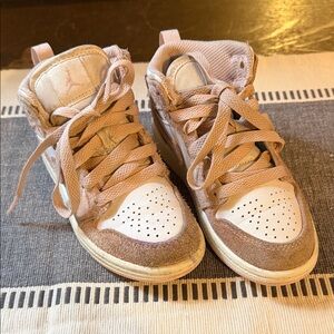 Nike Kids' Tan and White Sneakers